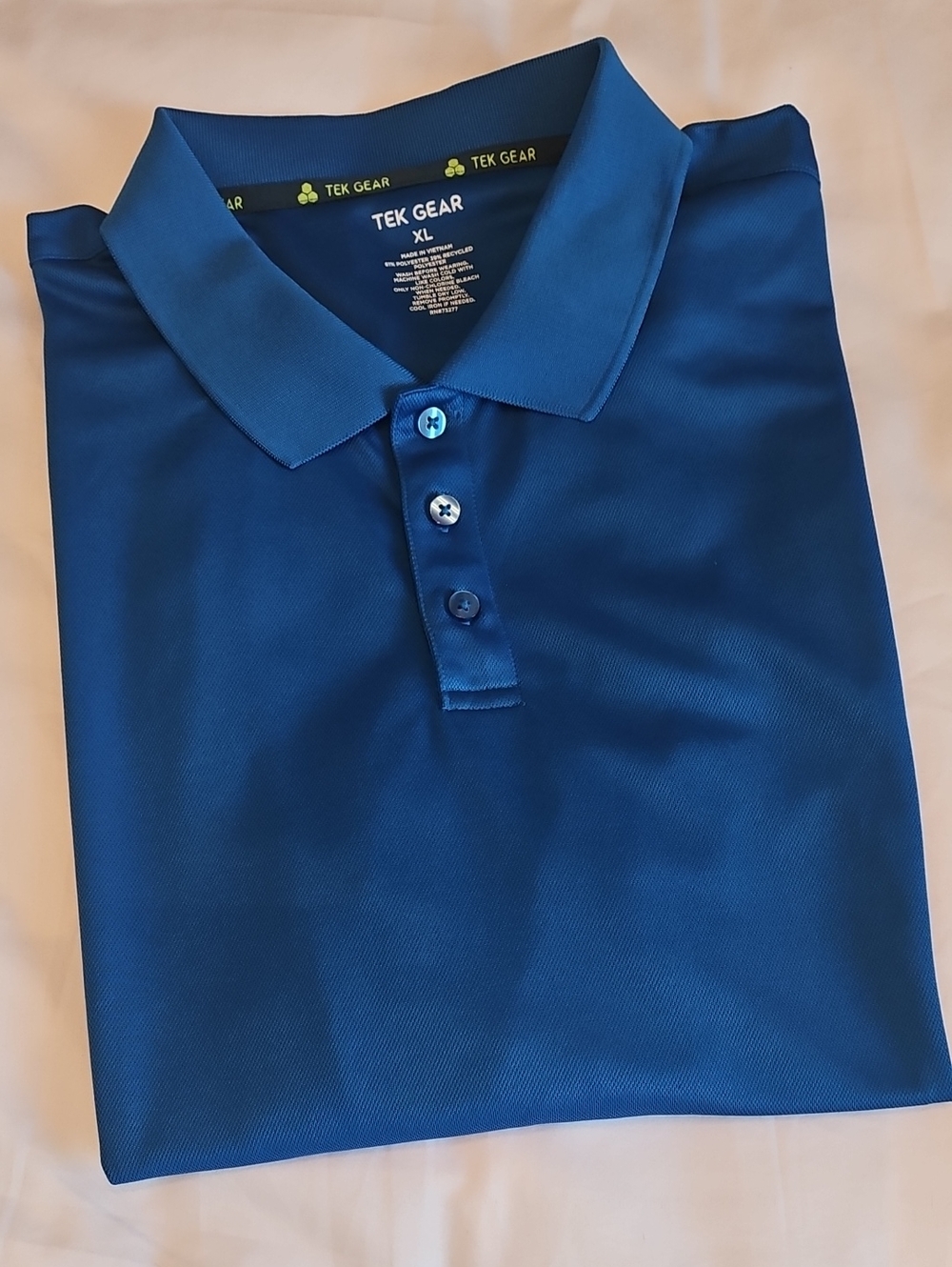 tek gear Men’s Royal Blue Performance Polo